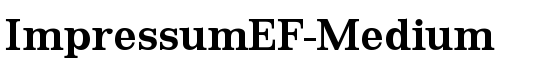 ImpressumEF-Medium - Download Thousands of Free Fonts at FontZone.net