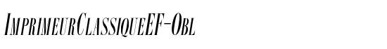 ImprimeurClassiqueEF-Obl - Download Thousands of Free Fonts at FontZone.net
