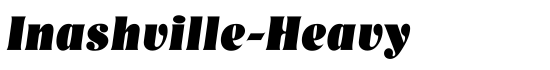 Inashville-Heavy - Download Thousands of Free Fonts at FontZone.net