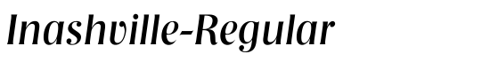 Inashville-Regular - Download Thousands of Free Fonts at FontZone.net