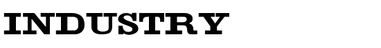Industry - Download Thousands of Free Fonts at FontZone.net