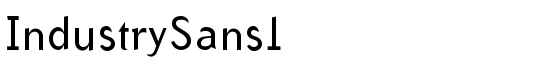 IndustrySans1 - Download Thousands of Free Fonts at FontZone.net