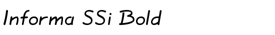 Informa SSi Bold - Download Thousands of Free Fonts at FontZone.net
