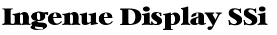 Ingenue Display SSi - Download Thousands of Free Fonts at FontZone.net