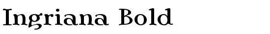 Ingriana Bold - Download Thousands of Free Fonts at FontZone.net