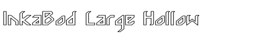 InkaBod Large Hollow - Download Thousands of Free Fonts at FontZone.net