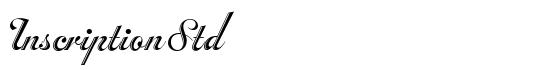 InscriptionStd - Download Thousands of Free Fonts at FontZone.net