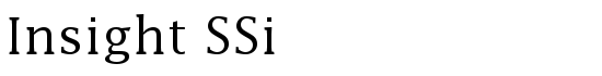 Insight SSi - Download Thousands of Free Fonts at FontZone.net