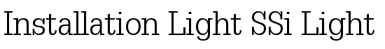Installation Light SSi Light - Download Thousands of Free Fonts at FontZone.net