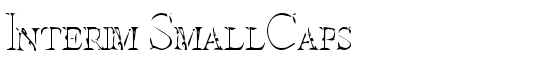 Interim SmallCaps - Download Thousands of Free Fonts at FontZone.net