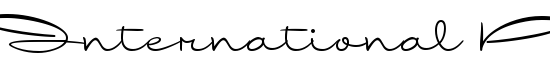 International Palms - Download Thousands of Free Fonts at FontZone.net