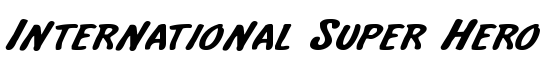 International Super Hero Exp - Download Thousands of Free Fonts at FontZone.net