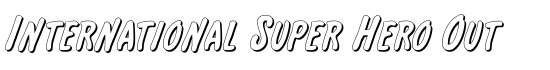International Super Hero Out - Download Thousands of Free Fonts at FontZone.net