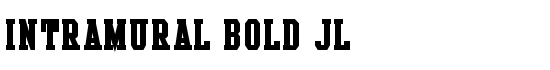 Intramural Bold JL - Download Thousands of Free Fonts at FontZone.net