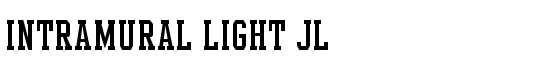 Intramural Light JL - Download Thousands of Free Fonts at FontZone.net
