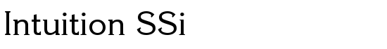 Intuition SSi - Download Thousands of Free Fonts at FontZone.net