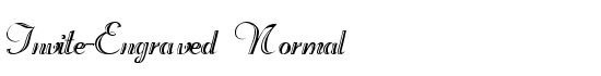 Invite-Engraved Normal - Download Thousands of Free Fonts at FontZone.net