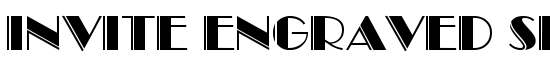 Invite Engraved SF - Download Thousands of Free Fonts at FontZone.net