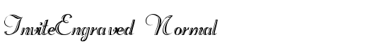 InviteEngraved Normal - Download Thousands of Free Fonts at FontZone.net