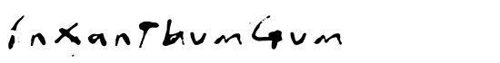 InXanthumGum - Download Thousands of Free Fonts at FontZone.net