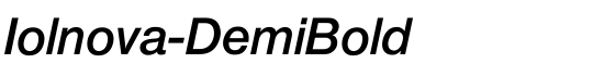 Iolnova-DemiBold - Download Thousands of Free Fonts at FontZone.net