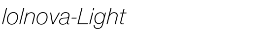 Iolnova-Light - Download Thousands of Free Fonts at FontZone.net