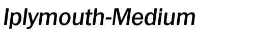 Iplymouth-Medium - Download Thousands of Free Fonts at FontZone.net