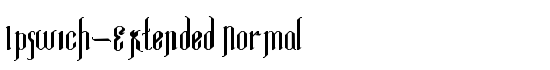 Ipswich-Extended Normal - Download Thousands of Free Fonts at FontZone.net