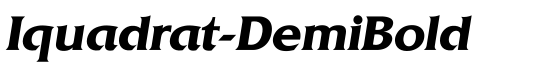 Iquadrat-DemiBold - Download Thousands of Free Fonts at FontZone.net