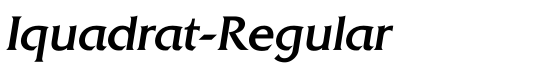 Iquadrat-Regular - Download Thousands of Free Fonts at FontZone.net