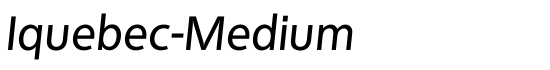 Iquebec-Medium - Download Thousands of Free Fonts at FontZone.net
