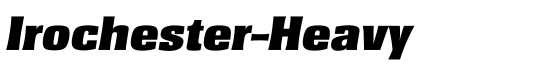Irochester-Heavy - Download Thousands of Free Fonts at FontZone.net