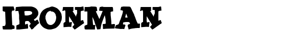 IronMan - Download Thousands of Free Fonts at FontZone.net