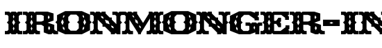 Ironmonger-Inlaid - Download Thousands of Free Fonts at FontZone.net