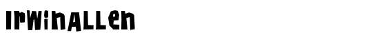 IrwinAllen - Download Thousands of Free Fonts at FontZone.net