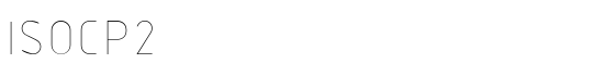 ISOCP2 - Download Thousands of Free Fonts at FontZone.net