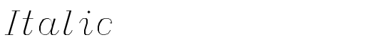Italic - Download Thousands of Free Fonts at FontZone.net