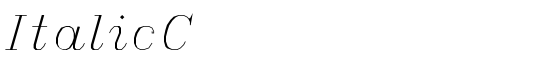 ItalicC - Download Thousands of Free Fonts at FontZone.net