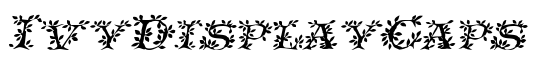 IvyDisplayCaps Italic - Download Thousands of Free Fonts at FontZone.net