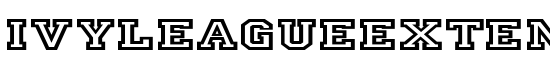 IvyLeagueExtendedOutline - Download Thousands of Free Fonts at FontZone.net