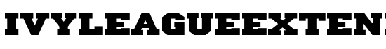 IvyLeagueExtendedSolid - Download Thousands of Free Fonts at FontZone.net