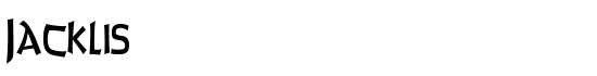 Jacklis - Download Thousands of Free Fonts at FontZone.net
