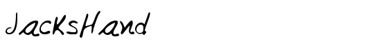 JacksHand - Download Thousands of Free Fonts at FontZone.net