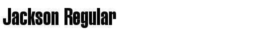 Jackson Regular - Download Thousands of Free Fonts at FontZone.net