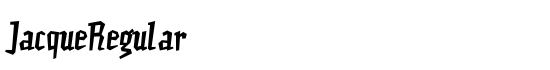 JacqueRegular - Download Thousands of Free Fonts at FontZone.net