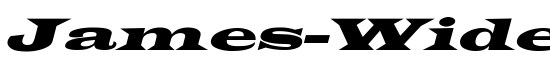 James-WideExtObl-Normal - Download Thousands of Free Fonts at FontZone.net