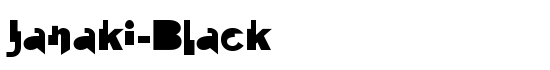 Janaki-Black - Download Thousands of Free Fonts at FontZone.net