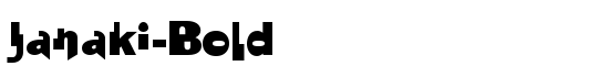 Janaki-Bold - Download Thousands of Free Fonts at FontZone.net