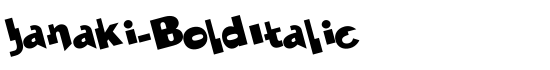 Janaki-BoldItalic - Download Thousands of Free Fonts at FontZone.net