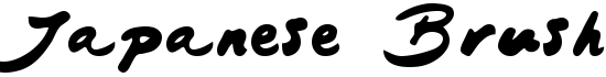 Japanese Brush - Download Thousands of Free Fonts at FontZone.net